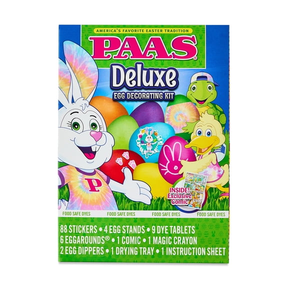 PAAS® Deluxe Easter Egg Decorating and Dye Kit, 1 Each