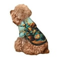 thumbnail image 5 of Fotbe Forest Meditating Gorilla Print Small Dog Sweater Hoodies Pet Grey Hooded Soft Fleece Sweatshirts with Pocket Fall Winter Puppy Cat Sweaters Warm Clothes-Medium, 5 of 7