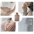 thumbnail image 5 of Botella de agua caliente elegante con bolsa de agua de PVC con cubierta de bolsillo para la mano, material superior inodoro, 5 of 5