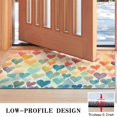 thumbnail image 3 of Colorful Hearts Door Mats Rug Decorative Doormat Welcome Floor Mat Non Slip Washable Bathroom Kitchen Entrance Rug for Indoor Outdoor Home Decor, 17 X 30 Inch, 3 of 7