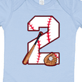thumbnail image 4 of Inktastic Baseball Second Birthday- two years old Boys or Girls Baby Bodysuit, 4 of 5