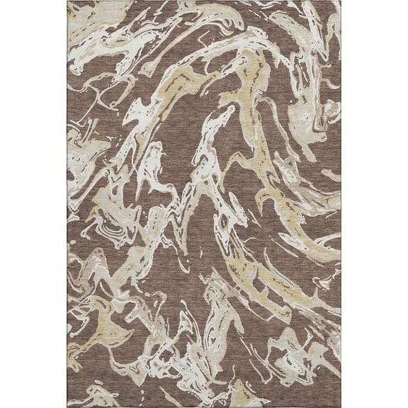 Dalyn Rugs Premium Machine Washable Mayfield AMF1035 Brown 2'6" x 3'10" Rug