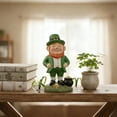 thumbnail image 5 of Nilvkv St.Patrick's Day Gnome Doll, Plush Leprechaun Ornament Irish Themed Decor for Table Shelf Centerpiece Home Decor, St Patricks Day Decorations, 5 of 7