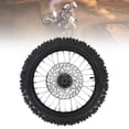 thumbnail image 1 of Wheel 14 Inch Dirt Bike Front Wheel Assembly 60/100-14 2.5-14 Tire Inner Tube 12mm Rim Axle with Brake Rotor for 125 140 150 160mL Off Road Motorcycles, 1 of 7