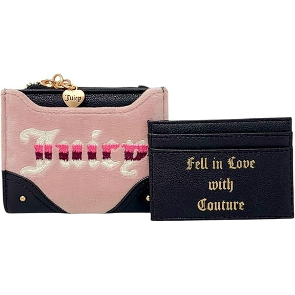 Juicy Couture Wallet- Retro Vibe Bifold W/Pullout Card Case