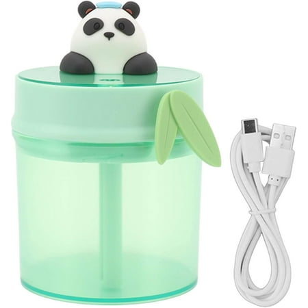 

T-T Portable Mini Humidifier Cute Panda Air Humidification Desk Bedroom Home Portable USB Powered Humidifier-0