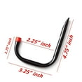 thumbnail image 3 of Wideskall Small Heavy Duty Metal Steel Wall Mount Garage Storage J Utility Hooks Pack of 10, 3 of 7