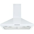 thumbnail image 3 of Ancona 30" Convertible Wall-Mounted Pyramid Range Hood in White, 3 of 8