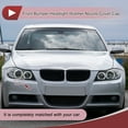 thumbnail image 2 of Tapa de Boquilla de Lavaparabrisas del Parachoques Frontal Única Bargains No.61677892648 Tapa de Recorte del Parachoques para BMW 328i 2009-2012 3.0L L6-Gas Plástico Negro 1 Pc, 2 of 7