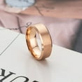 thumbnail image 5 of Titanium steel ring 8mm dumb ring Simple Men's Double bevel ring six color ring, Simple Men's Design, 5 of 5
