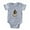 Heather Gray, variant on CafePress - Good Shih Tzu - Cute Infant Baby Football Bodysuit