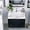 31"X22" 1 faucet hole, variant on LHSHID 31 Inch Marble Vanity Top,Bathroom Vanity Top with Undermount Rectangular Middle Sink and 4"Height Backsplash,Pre-Drilled Faucet Hole Vanity Top,white with veins