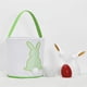 thumbnail image 3 of MONOBLANKS - Cesta de conejito de Pascua, bolsa de conejo para cazar huevos de Pascua, decoración de caramelos (verde (ola)), 3 of 3