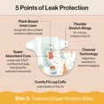 thumbnail image 4 of Pañales The Honest Company Clean Conscious talla 3 (7-13 kg), 4 of 8