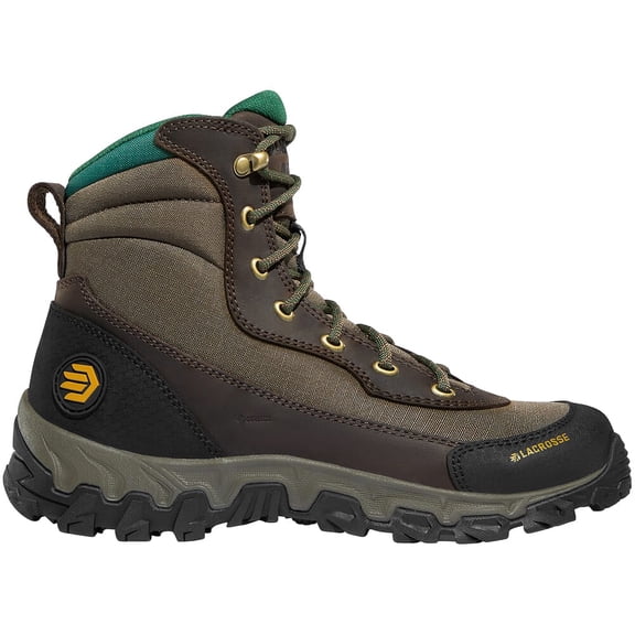 Lacrosse Women's Lodestar 7" Brown 400g Insulated Laced Boot, Size 9.5M, Durable Outdoor Footwear (516333-09.5-M)