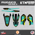 thumbnail image 4 of Kalair GFX Graphics Kit for Ktm SX85 (2018-2023) Rugged Series, 4 of 5