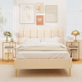 thumbnail image 4 of Gymax 2PCS 3-Tier Side Table Round End Table w/Storage Shelves Metal Frame for Bedroom, 4 of 10