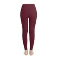 thumbnail image 3 of EMEM Apparel Girls' Kids Childerns Solid Colored Dance Ballet Custume Microfiber Opaque Footless Tights Leggings Stocking Burgundy 2-4, 3 of 5