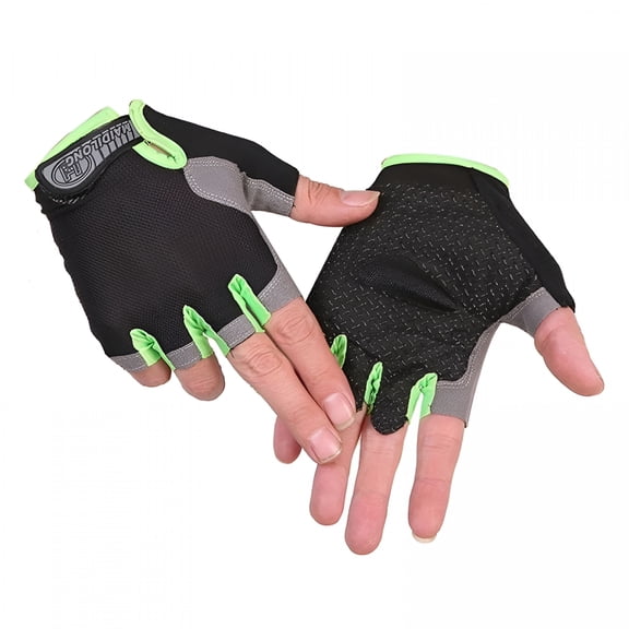 TELOLY Cycling Half Finger Mountain Bicycle Men Women Gel Pad Anti-Slip Breathable Outdoor Sports Shock-Absorbing Riding Biking Cycle Gloves Bicycle Gloves Men