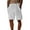 White, variant on Sngxgn Mens Casual Shorts Drawstring Elastic Waist Cotton Shorts(Green,XXL)