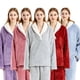 thumbnail image 5 of Pijama de mujer independiente de invierno con cuello en V y manga larga engrosada, 5 of 6