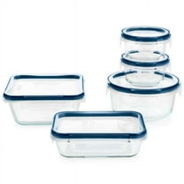 Pyrex FreshLock Plus 10-Piece Glass Storage Set with Microban
