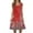 Red, variant on yunLCZ Women's Button Down Shirts Summer Dresses For Women Plus Size Beach Dress Casual Sundresses Sexy Sleeveless Dress Flowy Midi Dresses Spring Summer Outfits 3381