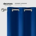 thumbnail image 4 of Deconovo Blackout Curtains Room Darkening Grommet Solid Curtain for Living Room 42x84 inch Royal Blue Set of 2, 4 of 6
