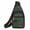 Green, variant on Unisex Large Capacity Casual Waist Bag, Portable Mobile Phone Storage Pouch, Multi-Purpose Crossbody Sling Bag, Lightweight Daily Carryall for Outdoor Travel Shopping and Daily Commuting