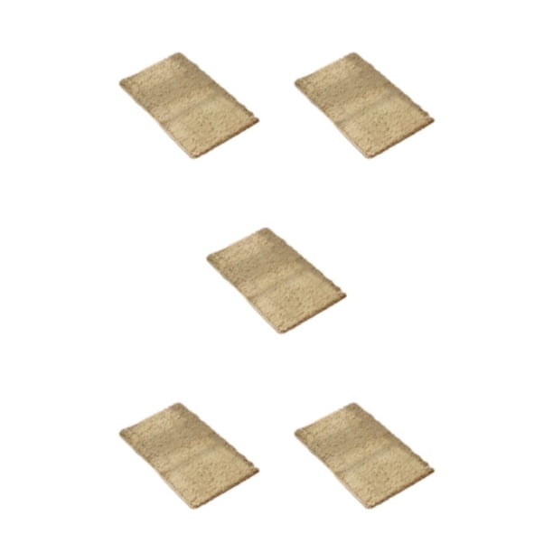 Alfombrilla de baño Inteprter Chenille 40cm * 60cm antideslizante Camel