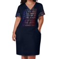 thumbnail image 2 of ¿Oyes a la gente cantar letras? Vestido holgado con bolsillos Ropa mujer Vestido largo mujer Vestidos de fiesta mujer Vestidos largos, 2 of 6
