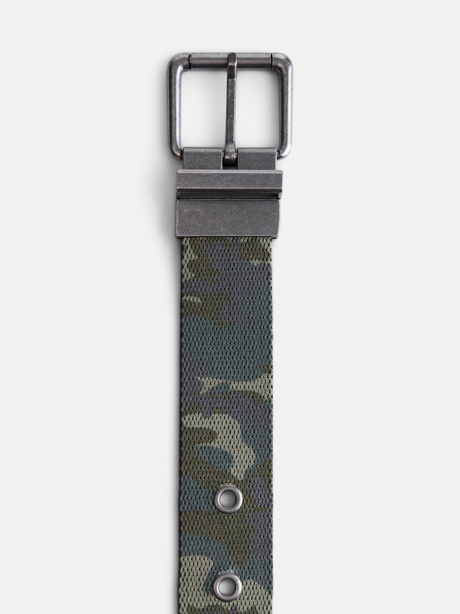 Wonder Nation Boys Reversible Canvas Belt, Sizes S-L