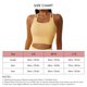 thumbnail image 4 of Camisetas Sin Mangas De Yoga, Sujetador De Entrenamiento De Cuello Cuadrado Con Dobladillo Acanalado, Correa Doble Transpirable Para Gimnasio ANGGREK Cocina, Decoración y Otros, 4 of 5