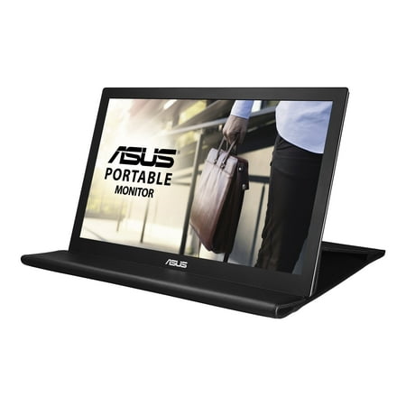 ASUS - 15.6" LED HD Monitor (USB) - Black