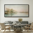 thumbnail image 2 of Large Framed Canvas Print Abstract Modern Wall Art Decorative Ready to Hang Painting for Living room Bedroom - 60"x30" Black Frame, 2 of 9