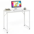 thumbnail image 1 of Costway Computer Desk Writing Workstation Study Laptop Table Home Office White, 1 of 8