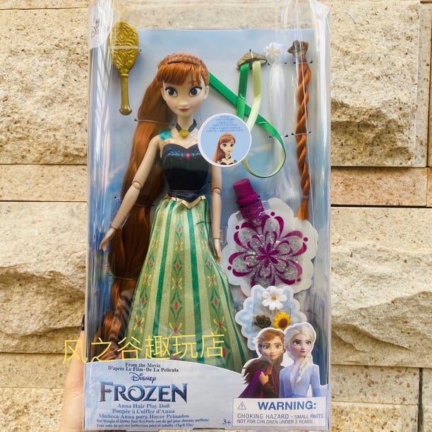 2025 Original Disney Frozen 2 Elsa Anna figura princesa muñeca juguetes Reina de la nieve niños niñas ropa para muñecas niños regalo de Navidad