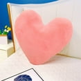 thumbnail image 4 of VOTRUDI Valentine's Day Pink Heart Shaped Pillow - Soft Plush Decorative Throw Pillow for Living Room, Sofa, Kids Room - Machine Washable 15.7x13.8in, 4 of 7