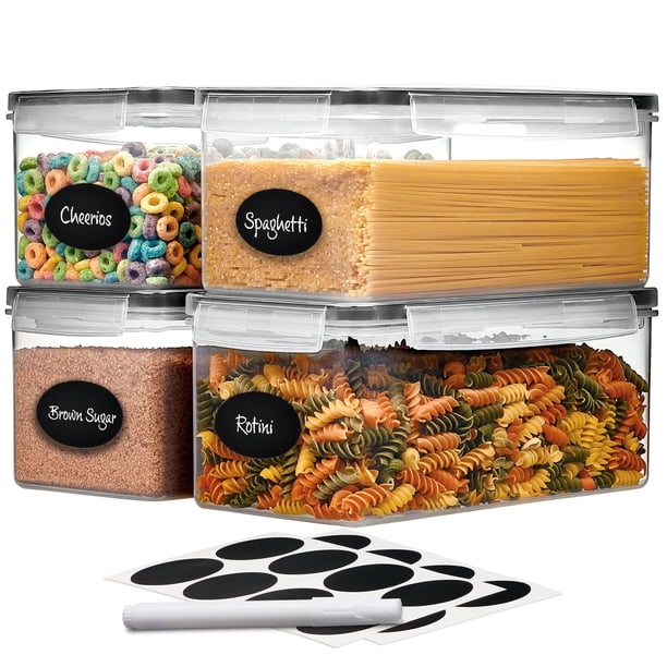 Set de recipientes para almacenar alimentos DWËLLZA KITCHEN Pasta 3.2 Lx4