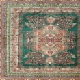 thumbnail image 1 of Ahgly Company Machine Washable Indoor Square Traditional Sepia Brown Area Rugs, 4' Square, 1 of 7