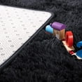 thumbnail image 6 of Junovo Super Soft Fluffy Area Rugs Modern Shag Rug for Bedroom Living Room,Cute Carpets for Kids Nursery Girls Home Dorm,8'x10',Black, 6 of 7