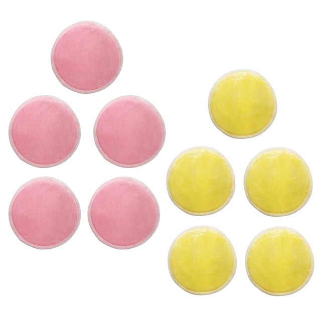 10x Almohadillas de Limpieza Cosméticas atención de Cuerpo Durable Hecho de Algodon shamjiam Almohadillas de removedor de maquillaje reutilizables