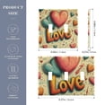 thumbnail image 3 of Dailycode Light Switch Plate Covers 2 Gang Wall Plate Plastics Outlet Covers for Kitchen Home Office Decor Red Blue Love Heart, 3 of 8