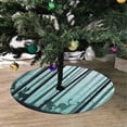 thumbnail image 2 of RYLABLUE TreesFallow Chevreuils Noël Arbre Jupe Stand Tapis pour Fête de Vacances Décoration Intérieure 48 Pouces, 2 of 3