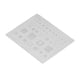 thumbnail image 2 of Red de reballing de acero inoxidable, plantilla de reballing, malla de acero para soldadura de retrabajo de CPU, red de reballing de rendimiento comprobado, 2 of 8