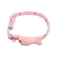 thumbnail image 1 of Cotton Embroidery Cat Collar, Adjustable Length, Easy to Clean, 4 Colors, Comfortable Lightweight Pet Accessory, 1 of 1