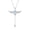 Blue, variant on FANCIME "Angel's Love" Sterling Silver Necklace White