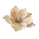 thumbnail image 2 of Magnolia Artificial Magnolia artificial de tela, 24 cm, color beige, con acabado flocado, ideal para decorar el árbol de Navidad Rkxzt, 2 of 8