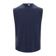 thumbnail image 2 of Afdoent Mens Casual Tank Tops Men's Sleeveless Tank Tops Crewneck Solid Loose Fit Shirt Classic, 2 of 7