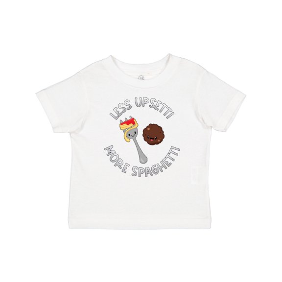 Inktastic Less Upsetti More Spaghetti Boys or Girls Baby T-Shirt